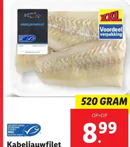 Lidl Kabeljauwfilet aanbieding