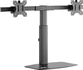 Bol.com ERGOOFFICE - ER-411 Universele 2 x Monitor Beugel - Vrijstaand voor Twee Monitoren 17 - 27'' 2 x 6kg aanbieding