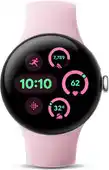 Bol.com Google Pixel Watch 3 - Smartwatch - 41mm - Zilver/Roze aanbieding