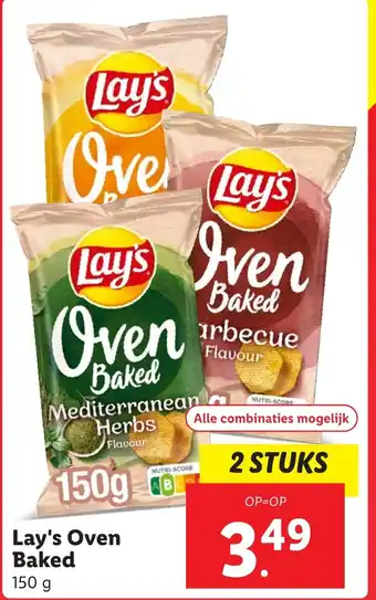 Lidl Lay's Oven Baked aanbieding