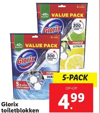 Lidl Glorix toiletblokken aanbieding