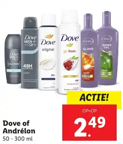 Lidl Dove of Andrélon aanbieding