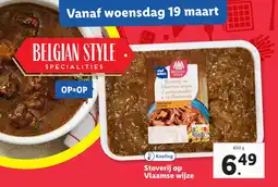 Lidl Stoverij op Vlaamse wijze aanbieding