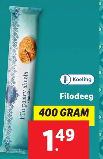 Lidl Filodeeg aanbieding