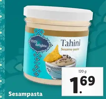 Lidl Sesampasta aanbieding