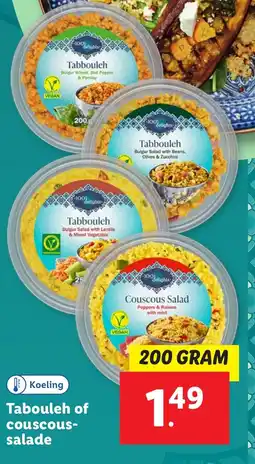 Lidl Tabouleh of couscous salade aanbieding