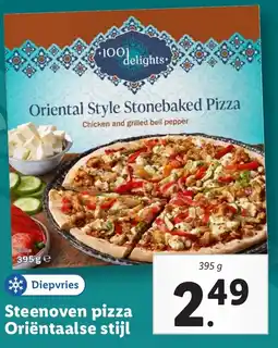 Lidl Steenoven pizza Oriëntaalse stijl aanbieding