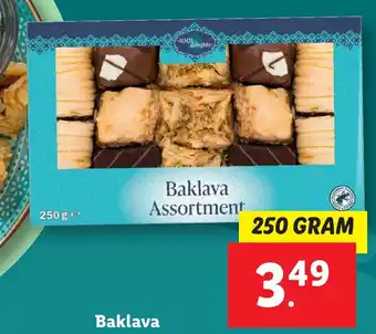 Lidl Baklava Assortment aanbieding