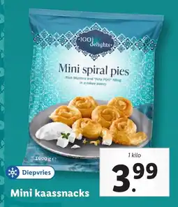 Lidl Mini kaassnacks aanbieding