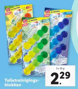 Lidl Toiletreinigings blokken aanbieding