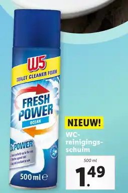 Lidl WC reinigings schuim aanbieding