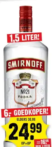 Dirck 3 SMIRNOFF aanbieding