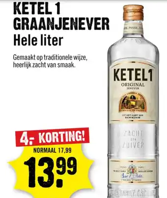 Dirck 3 Ketel 1 Graanjenever aanbieding