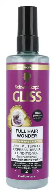 De Online Drogist Schwarzkopf Gliss Full Hair Wonder Express Repair Conditioner aanbieding