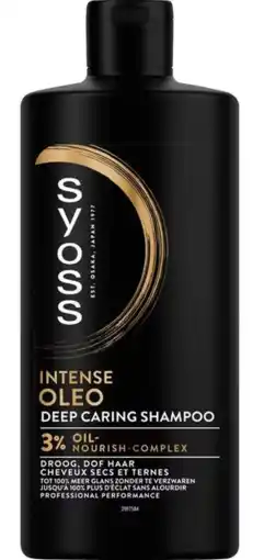 De Online Drogist Syoss Intense Oleo Deep Caring Shampoo 3% Oil Nourish aanbieding