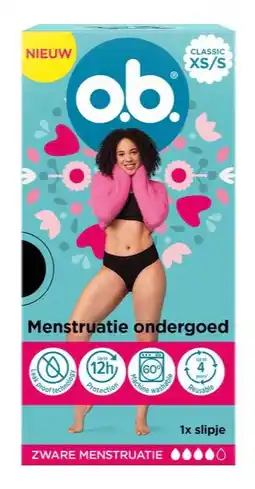 De Online Drogist OB Menstruatie Ondergoed Classic XS/S aanbieding