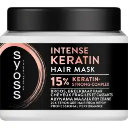 De Online Drogist Syoss Intense Keratin Hair Mask 15% Keratin aanbieding