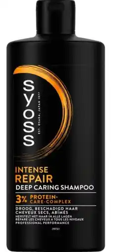 De Online Drogist Syoss Intense Repair Shampoo 3% Protein aanbieding