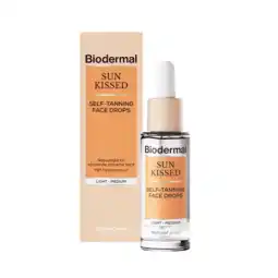 De Online Drogist Biodermal Sun Kissed Self-Tanning face Drops aanbieding