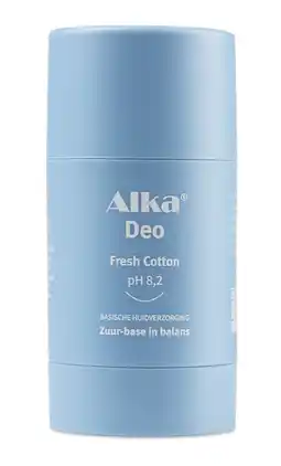 De Online Drogist Alka Basische Deostick Fresh Cotton pH 8,2 aanbieding