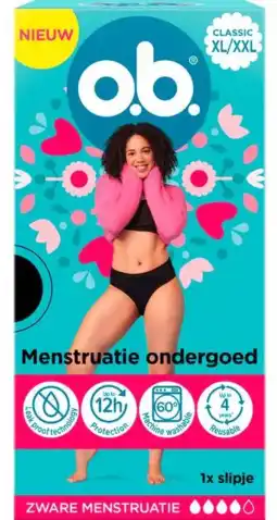 De Online Drogist OB Menstruatie Ondergoed Classic XL/XXL aanbieding