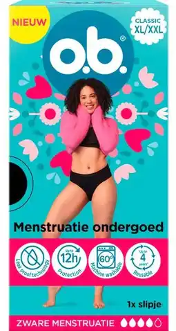 De Online Drogist OB Menstruatie Ondergoed Classic XL/XXL aanbieding