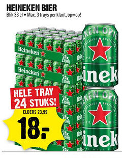 Dirck 3 Heineken bier aanbieding