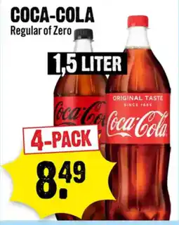 Dirck 3 Coca-cola regular of zero aanbieding