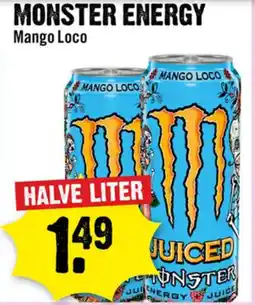 Dirck 3 Monster energy Mango Loco aanbieding