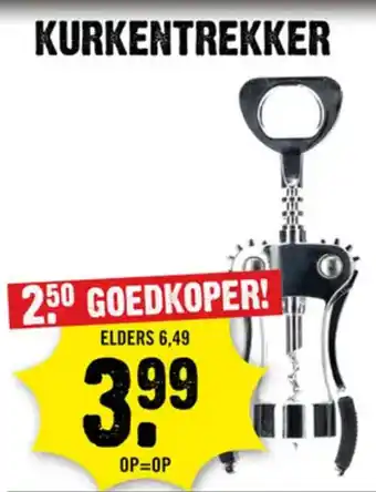 Dirck 3 Kurkentrekker aanbieding