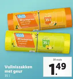 Lidl Vuilniszakken met geur aanbieding