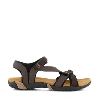 ANWB Travelin' Helsem dames Outdoorsandalen Bruin aanbieding