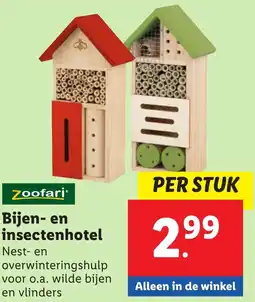 Lidl Bijen en insectenhotel aanbieding