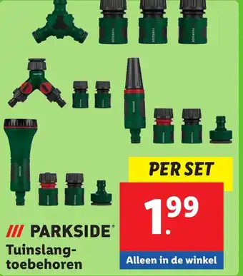 Lidl Tuinslang toebehoren aanbieding