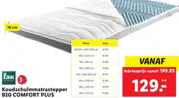 Lidl Koudschuimmatrastopper BIG COMFORT PLUS aanbieding