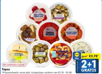 Lidl Tapas aanbieding