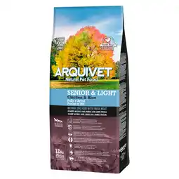 Zooplus Dubbelpak: 2x12kg Arquivet Dog Senior & Light droogvoer met kip aanbieding