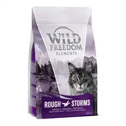 Zooplus 400g Adult Rough Storms Eend Wild Freedom Kattenvoer aanbieding