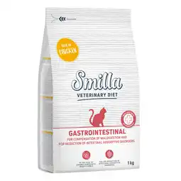 Zooplus 1kg Smilla Veterinary Diet Gastrointestinal Chicken droogvoer voor katten aanbieding