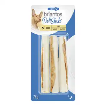 Zooplus 12x75g Briantos Deli Sticks Kip Hondensnacks aanbieding