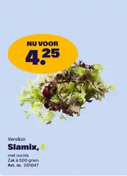 Bidfood Vers&zo Slamix, aanbieding