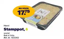 Bidfood Henri Stamppot aanbieding