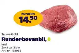 Bidfood Taurus Gold Runderbovenbil aanbieding