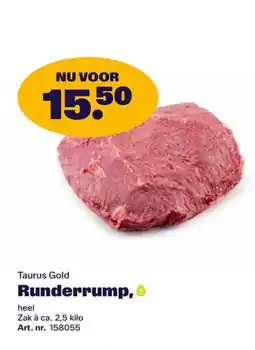 Bidfood Taurus Gold Runderrump aanbieding