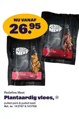 Bidfood Redefine Meat Plantaardig vlees aanbieding