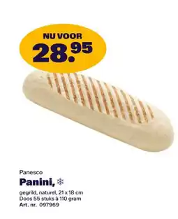 Bidfood Panesco Panini aanbieding