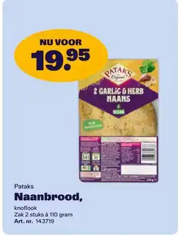 Bidfood Pataks Naanbrood aanbieding