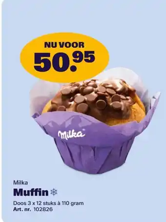 Bidfood Milka Muffin aanbieding