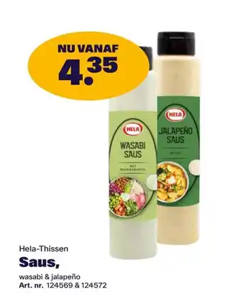 Bidfood Hela Thissen Saus aanbieding