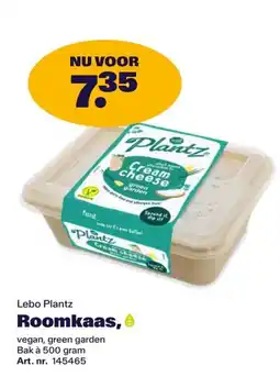 Bidfood Lebo Plantz Roomkaas aanbieding